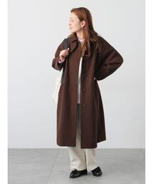 Lugnoncure | ウールライクステンカラーコート(その他アウター)