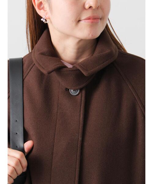 Lugnoncure（ルノンキュール）の「ウールライクステンカラーコート（その他アウター・レディース・ネイビー/ボルドー/ブラウン・F）」の9枚目の写真