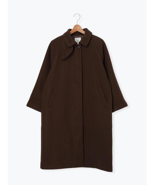 Lugnoncure（ルノンキュール）の「ウールライクステンカラーコート（その他アウター・レディース・ネイビー/ボルドー/ブラウン・F）」の11枚目の写真