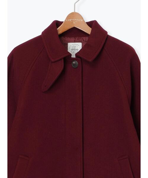 Lugnoncure（ルノンキュール）の「ウールライクステンカラーコート（その他アウター・レディース・ネイビー/ボルドー/ブラウン・F）」の14枚目の写真