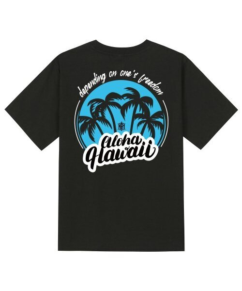 KAN6312(カン6312)の「KTB0056 サマー半袖Tシャツ - ブラック(Tシャツ/カットソー・メンズ・その他・MEDIUM/SMALL/X-LARGE/LARGE)」の1枚目の写真