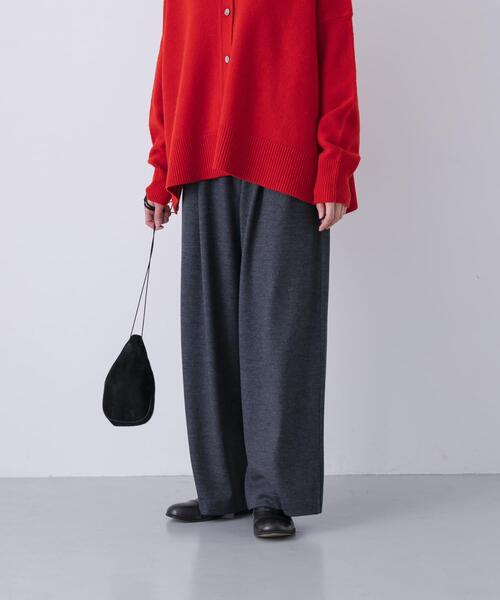 かぐれ（カグレ）の「ウォッシャブルウールカットパンツ（その他パンツ・レディース・ブラック/チャコールグレー・FREE）」の5枚目の写真