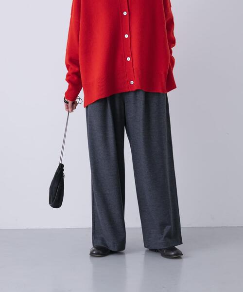 かぐれ（カグレ）の「ウォッシャブルウールカットパンツ（その他パンツ・レディース・ブラック/チャコールグレー・FREE）」の6枚目の写真