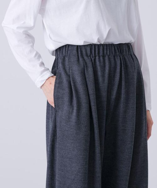 かぐれ（カグレ）の「ウォッシャブルウールカットパンツ（その他パンツ・レディース・ブラック/チャコールグレー・FREE）」の12枚目の写真
