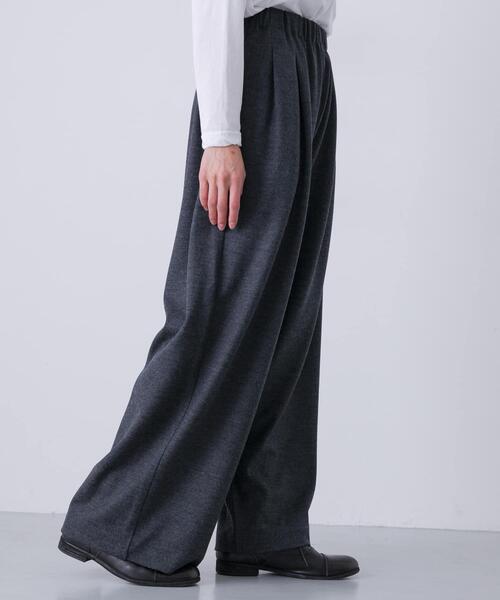 かぐれ（カグレ）の「ウォッシャブルウールカットパンツ（その他パンツ・レディース・ブラック/チャコールグレー・FREE）」の13枚目の写真