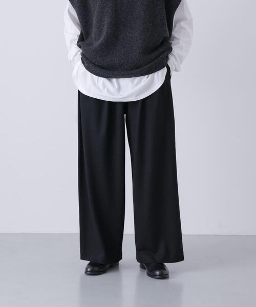 かぐれ（カグレ）の「ウォッシャブルウールカットパンツ（その他パンツ・レディース・ブラック/チャコールグレー・FREE）」の12枚目の写真