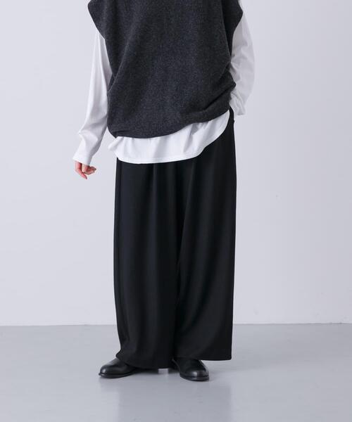 かぐれ（kagure）/ウォッシャブルウールカットパンツ セール】ウォッシャブルウールカットパンツ（その他パンツ）｜かぐれ