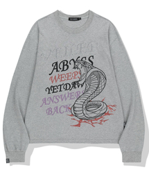 Snake Hotfix Long Sleeve - Grey