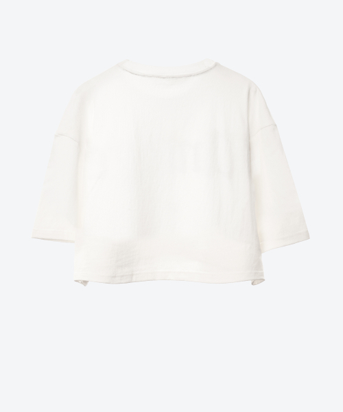 UNTAGE（アンテージ）の「ロゴプリントケープクロップ半袖Tシャツ[ホワイト(WOMAN)]_UTT-ST37（Tシャツ/カットソー・レディース・その他・FREE）」の6枚目の写真