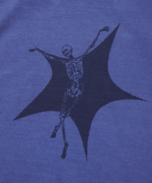 suade（スエード）の「SKULL STAR TEE [PIGMENT PURPLE]（Tシャツ/カットソー・レディース・その他・LARGE/MEDIUM/X-LARGE）」の4枚目の写真