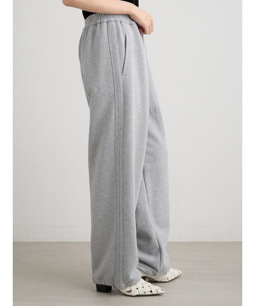 MIESROHE（ミースロエ）の「サイドラインスウェットパンツ（スウェットパンツ・レディース・グレー/ホワイト・0/1）」の8枚目の写真