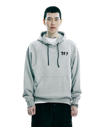 OURPOCKETS（アワーポケッツ）の「Grid Dance Persona Sweat Hoodie (Grey)（パーカー）」