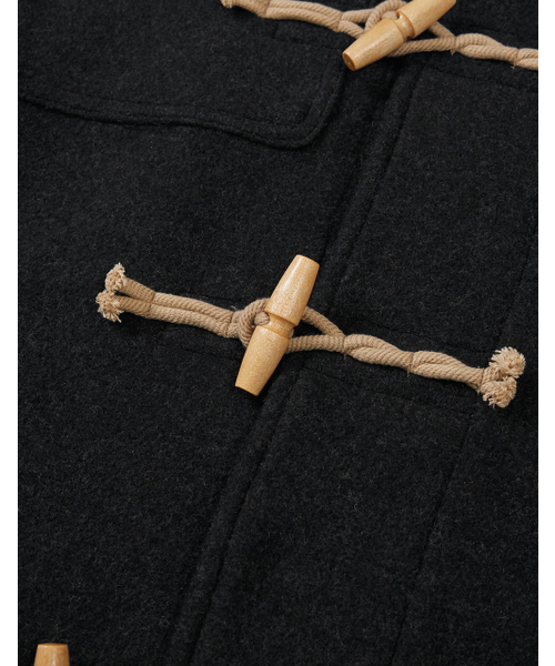 MMLG（エムエムエルジー）の「[Mmlg] HERITAGE PLAID DUFFLE COAT (BLACK)（チェスターコート・レディース・その他・X-LARGE/SMALL/MEDIUM/LARGE）」の4枚目の写真