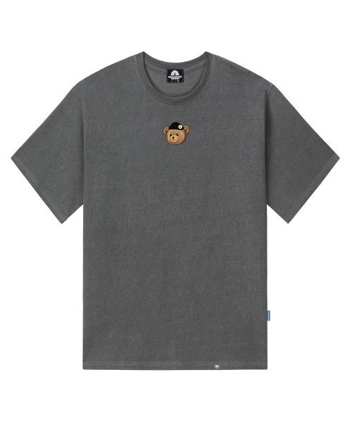 TRIPSHION(トリップション)の「ビーニーベアロゴTシャツ - ピグメントブラック(Tシャツ/カットソー・メンズ・その他・MEDIUM)」の1枚目の写真