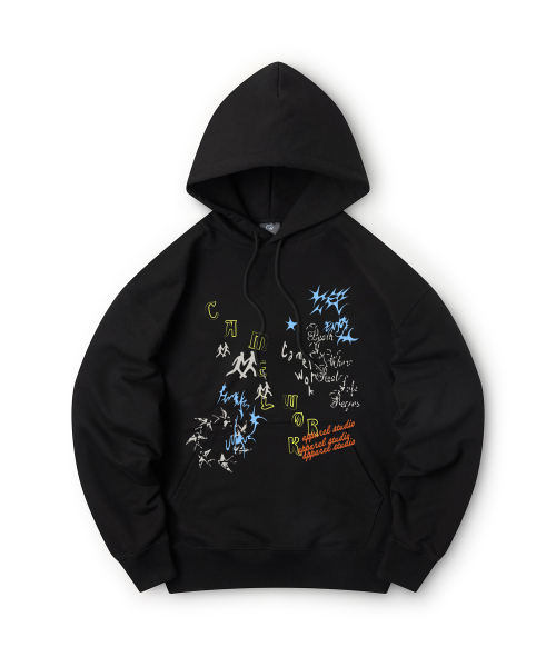 CAMEL WORK(キャメルワーク)の「イーストトゥウェスト フードパーカー(ブラック)(パーカー・メンズ・その他・MEDIUM/LARGE/X-LARGE)」の2枚目の写真