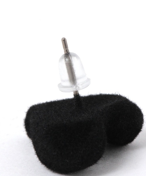 niko and...（ニコアンド）の「フロッキーハートピアス（ピアス（両耳用）・レディース・グリーン/レッド/ブラック・0）」の4枚目の写真