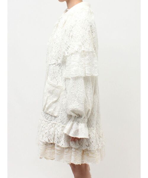 merry jenny（メリージェニー）の「レースケープジャケット（テーラードジャケット・レディース・オフホワイト/ブラック・FREE）」の17枚目の写真