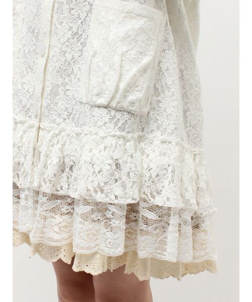 merry jenny（メリージェニー）の「レースケープジャケット（テーラードジャケット・レディース・オフホワイト/ブラック・FREE）」の22枚目の写真