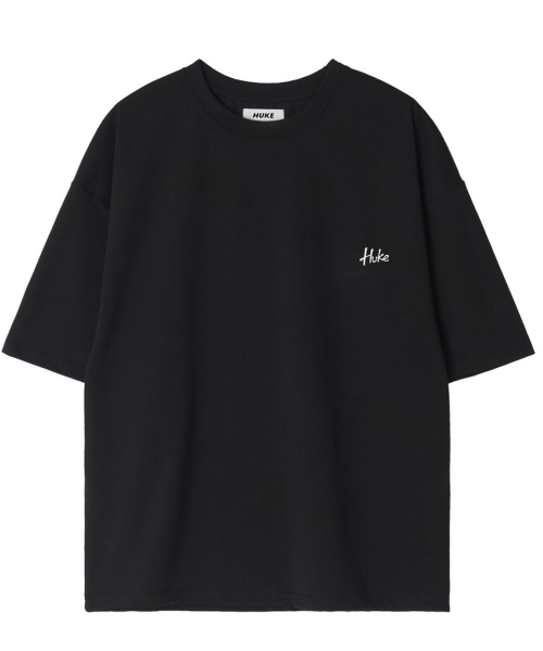HUKE(ヒューク)の「シグニチャースモールロゴ半袖Tシャツ(ブラック)(Tシャツ/カットソー・メンズ・その他・FREE)」の1枚目の写真
