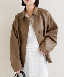 mystic | レザーシャツジャケット(ブルゾン)