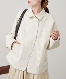 mystic | レザーシャツジャケット(ブルゾン)