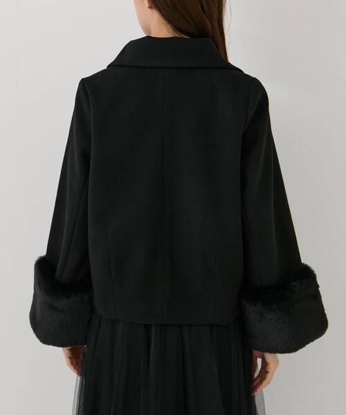 セール】袖ファー付きショートコート（その他アウター）｜Jayro