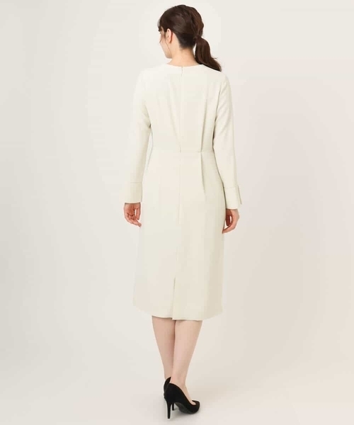ウエストタックワンピース/洗える/WEB限定サイズあり（ワンピース