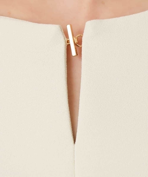 OFUON le MK(オフオンルエムケー)の「【2026SS】ウエストタックワンピース/洗える/WEB限定サイズあり(ワンピース・レディース・ネイビー/アイボリー・36/38/40)」の12枚目の写真