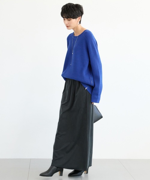 BARNYARDSTORM（バンヤードストーム）の「BARNYARDSTORM /  サイドZIPアゼアミニット / ハンドウォッシャブル（Tシャツ/カットソー・レディース・ライトイエロー/ブルー/ホワイト・FREE）」の14枚目の写真