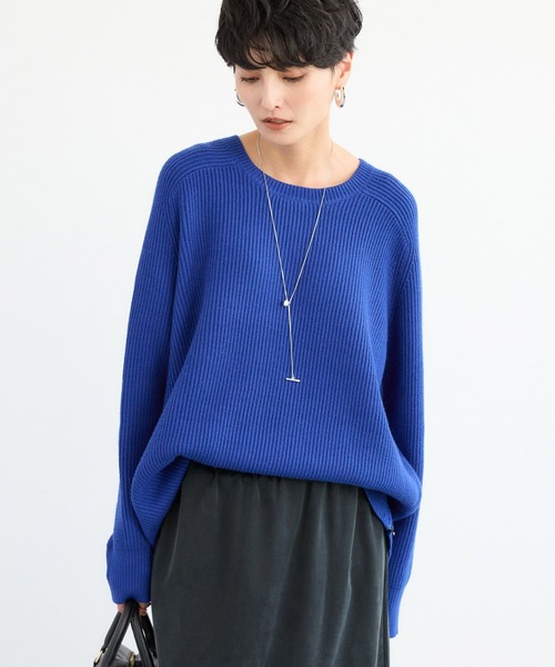 BARNYARDSTORM（バンヤードストーム）の「BARNYARDSTORM /  サイドZIPアゼアミニット / ハンドウォッシャブル（Tシャツ/カットソー・レディース・ライトイエロー/ブルー/ホワイト・FREE）」の6枚目の写真