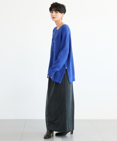 BARNYARDSTORM（バンヤードストーム）の「BARNYARDSTORM /  サイドZIPアゼアミニット / ハンドウォッシャブル（Tシャツ/カットソー・レディース・ライトイエロー/ブルー/ホワイト・FREE）」の15枚目の写真