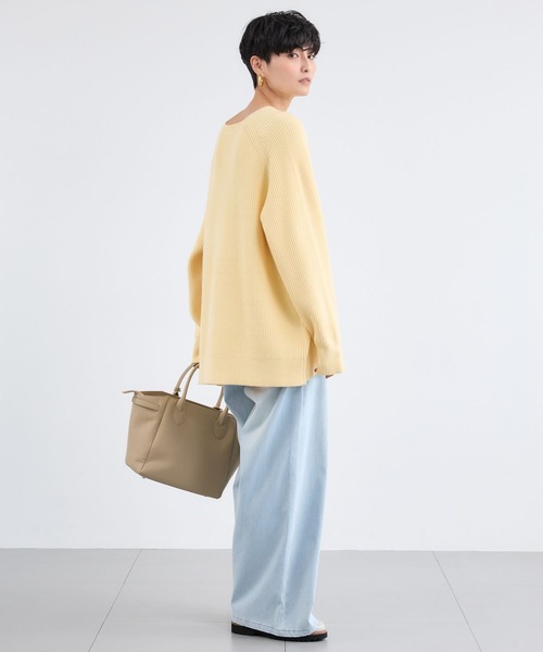 BARNYARDSTORM（バンヤードストーム）の「BARNYARDSTORM /  サイドZIPアゼアミニット / ハンドウォッシャブル（Tシャツ/カットソー・レディース・ライトイエロー/ブルー/ホワイト・FREE）」の20枚目の写真