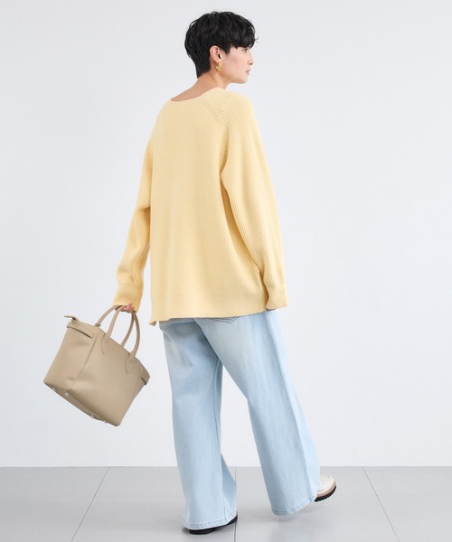 BARNYARDSTORM（バンヤードストーム）の「BARNYARDSTORM /  サイドZIPアゼアミニット / ハンドウォッシャブル（Tシャツ/カットソー・レディース・ライトイエロー/ブルー/ホワイト・FREE）」の21枚目の写真