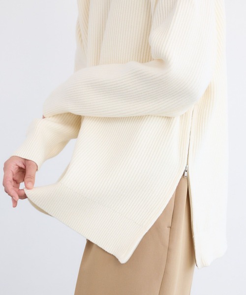 BARNYARDSTORM（バンヤードストーム）の「BARNYARDSTORM /  サイドZIPアゼアミニット / ハンドウォッシャブル（Tシャツ/カットソー・レディース・ライトイエロー/ブルー/ホワイト・FREE）」の9枚目の写真