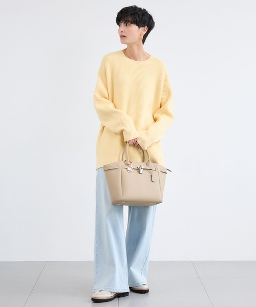 BARNYARDSTORM（バンヤードストーム）の「BARNYARDSTORM /  サイドZIPアゼアミニット / ハンドウォッシャブル（Tシャツ/カットソー・レディース・ライトイエロー/ブルー/ホワイト・FREE）」の18枚目の写真