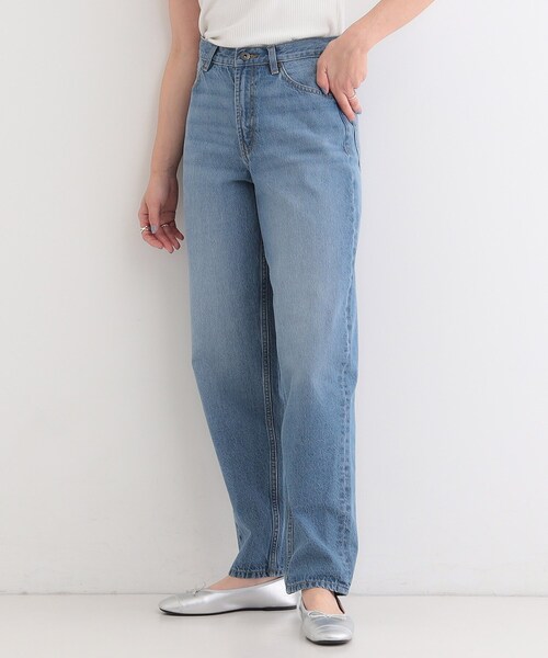 SHOO・LA・RUE（シューラルー）の「【SHOO・LA・RUE DENIM】大人のきれいめカジュアルに デニムテーパードパンツ（デニムパンツ・レディース・ネイビー/オフホワイト/ブルー・01/02/03/04/10）」の11枚目の写真