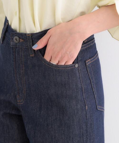 SHOO・LA・RUE（シューラルー）の「【SHOO・LA・RUE DENIM】大人のきれいめカジュアルに デニムテーパードパンツ（デニムパンツ・レディース・ネイビー/オフホワイト/ブルー・01/02/03/04/10）」の22枚目の写真