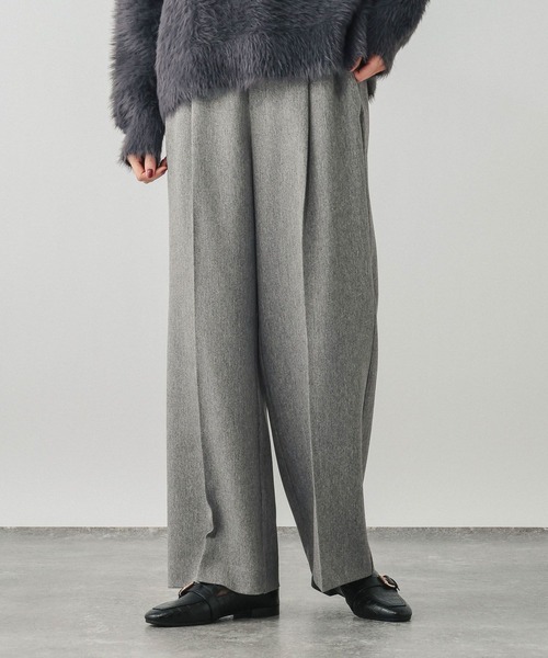 GLOBAL WORK（グローバルワーク）の「スッキリイージーパンツ/600988（その他パンツ・レディース・ベージュ系その他/ネイビー/チャコールグレー/杢グレー/ブラック/ブラウン系その他・X-SMALL/SMALL/MEDIUM/LARGE/X-LARGE/S-Long/M-Long/L-Long/XL-Long）」の4枚目の写真