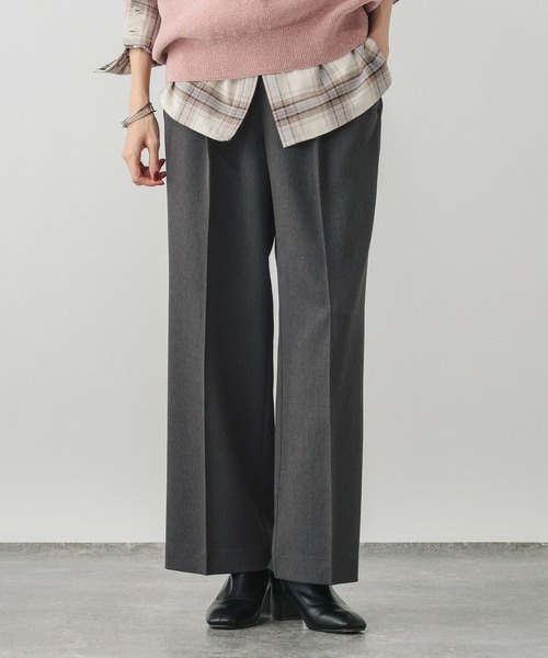 GLOBAL WORK（グローバルワーク）の「スッキリイージーパンツ/600988（その他パンツ・レディース・ベージュ系その他/ネイビー/チャコールグレー/杢グレー/ブラック/ブラウン系その他・X-SMALL/SMALL/MEDIUM/LARGE/X-LARGE/S-Long/M-Long/L-Long/XL-Long）」の10枚目の写真