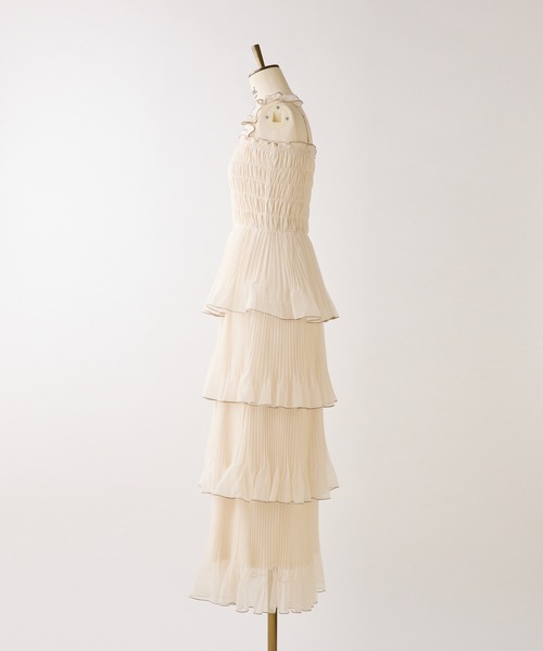 Seemi. byNICECLAUP( シーミーバイナイスクラップ)の「【Seemi.】シャーリング細プリーツワンピース(ワンピース・レディース・ブラック系その他/パープル系その他/アイボリー・FREE)」の22枚目の写真