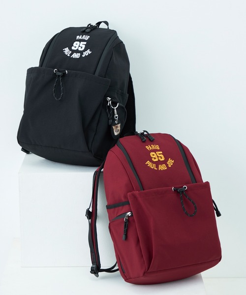 PAUL & JOE ACCESSOIRES(ポールアンドジョーアクセソワ)の「PAUL & JOE ACCESSOIRES (ポール&ジョーアクセソワ)バックパック A4対応 PJA-B1433 95 EMBROIDERY BAG(バックパック/リュック・レディース・ワインレッド/ネイビー/ブラック・FREE)」の7枚目の写真