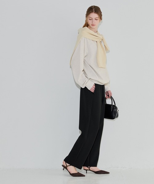 coca（coca）（コカ）の「ポリエステル裏毛ベーシックラグラントレーナー |ユニセックス（スウェット・メンズ・ブラック/ライトグレー/グリーン/オートミール・L/S/XL/M）」の20枚目の写真