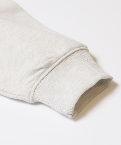 coca（coca）（コカ）の「ポリエステル裏毛ベーシックラグラントレーナー |ユニセックス（スウェット・メンズ・ブラック/ライトグレー/グリーン/オートミール・L/S/XL/M）」の8枚目の写真