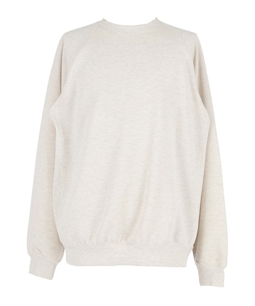 coca（coca）（コカ）の「ポリエステル裏毛ベーシックラグラントレーナー |ユニセックス（スウェット・メンズ・ブラック/ライトグレー/グリーン/オートミール・L/S/XL/M）」の11枚目の写真