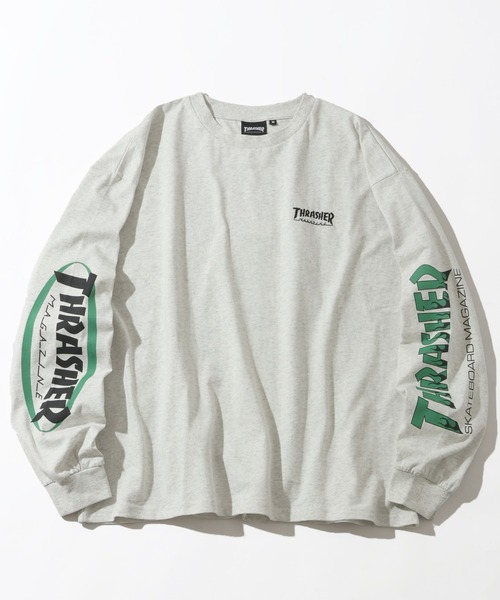 THRASHER（スラッシャー）の「【THRASHER/スラッシャー】アソート プリントロゴ ロングスリーブTシャツ（Tシャツ/カットソー・メンズ・ブラック系/グレー系2/ホワイト系2/ホワイト系1/ホワイト系/グレー系1/ブラック系2/グレー系・L/XL/M）」の6枚目の写真