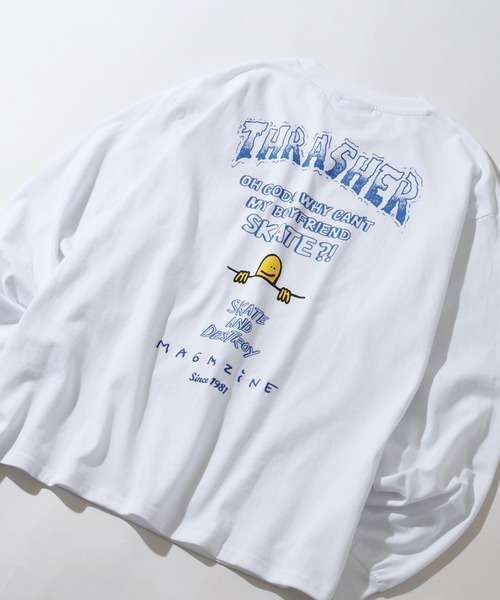 THRASHER(スラッシャー)の「【THRASHER/スラッシャー】アソート プリントロゴ ロングスリーブTシャツ(Tシャツ/カットソー・メンズ・ブラック系/グレー系2/ホワイト系2/ホワイト系1/ホワイト系/グレー系1/ブラック系2/グレー系/ブラック系1・L/XL/M)」の14枚目の写真