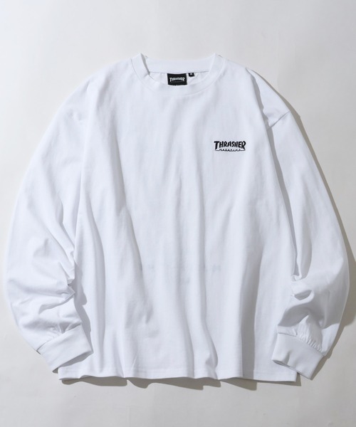 THRASHER(スラッシャー)の「【THRASHER/スラッシャー】アソート プリントロゴ ロングスリーブTシャツ(Tシャツ/カットソー・メンズ・ブラック系/グレー系2/ホワイト系2/ホワイト系1/ホワイト系/グレー系1/ブラック系2/グレー系/ブラック系1・L/XL/M)」の13枚目の写真