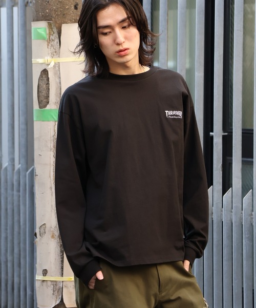 THRASHER(スラッシャー)の「【THRASHER/スラッシャー】アソート プリントロゴ ロングスリーブTシャツ(Tシャツ/カットソー・メンズ・ブラック系/グレー系2/ホワイト系2/ホワイト系1/ホワイト系/グレー系1/ブラック系2/グレー系/ブラック系1・L/XL/M)」の22枚目の写真