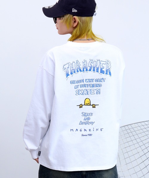 THRASHER(スラッシャー)の「【THRASHER/スラッシャー】アソート プリントロゴ ロングスリーブTシャツ(Tシャツ/カットソー・メンズ・ブラック系/グレー系2/ホワイト系2/ホワイト系1/ホワイト系/グレー系1/ブラック系2/グレー系/ブラック系1・L/XL/M)」の18枚目の写真