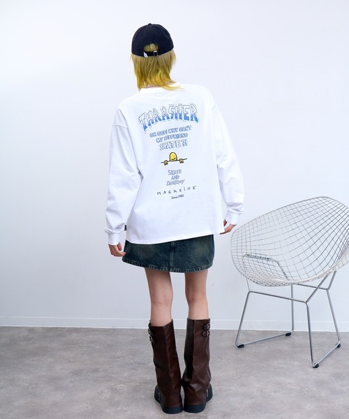 THRASHER(スラッシャー)の「【THRASHER/スラッシャー】アソート プリントロゴ ロングスリーブTシャツ(Tシャツ/カットソー・メンズ・ブラック系/グレー系2/ホワイト系2/ホワイト系1/ホワイト系/グレー系1/ブラック系2/グレー系/ブラック系1・L/XL/M)」の21枚目の写真